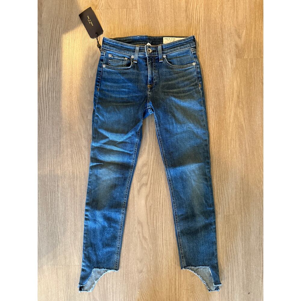 NWT rag & bone Cate Mid Rise Ankle Skinny Jeans Size 25